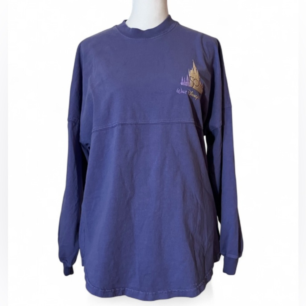 Walt Disney World 50th Anniversary Castle Spirit Purple Jersey Shirt size XS - Picture 2 of 10
